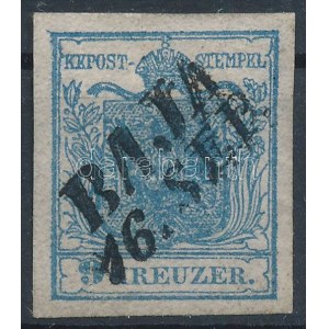 1850 9kr HP II kiemelt középrésszel / highlighted middle part BAJA Certificate: Ferchenbauer