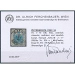 1850 9kr MP III HALMI Certificate: Ferchenbauer