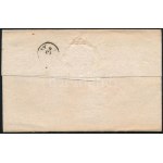 1850 Tértivevényes ex offo ajánlott levél / Registered official cover with recorded delivery GÜNS + ...