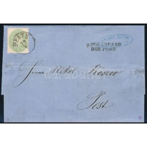 ~1863 3kr levélen / on cover PESTH