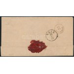1872 Réznyomat 2kr és 3kr levélen / on cover NYIREGYHÁZA