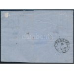 1872 15kr ajánlott levélen / on registered cover KARLOVAC-KARLSTADT + PREPORUGENO / RECOMANDIRT...