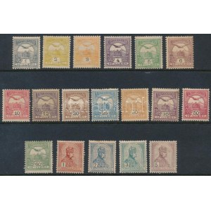 1900 18 db Turul bélyeg (min 191.500) (vegyes minőség) / 18 stamps (mixed quality)