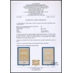 1906 Turul 2f ívszéli bélyeg F LLÉR lemezhibával / Mi 75 with plate variety. Certificate...