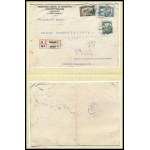 1918 július 13. Ajánlott légi levél Repülő posta 1,50K bélyeggel Budapestről Bécsbe küldve...
