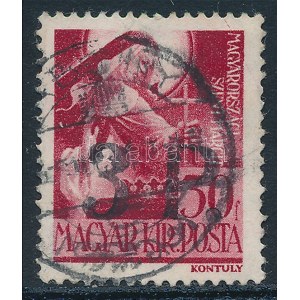 Abony 1945 3P/30f Bodor vizsgálójellel / Signed: Bodor