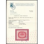 1946 Milliós 1 millió P értékszám nélkül (240.000) (pici foghiba felül) / Mi 897, numeral omitted. Certificate: Glatz ...