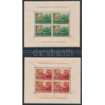 1947 Roosevelt fogazott egyenes képállású kisívsor (100.000) / Mi 985-992 mini sheet set (apró hibák / minor faults...