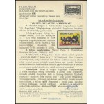 1984 Fogathajtó bajnokság tévnyomat, a Magyar Posta álkettősnyomata / Mi 3692 double print. Certificate...
