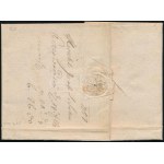 1787 Portós levél / Unpaid cover Peterwardein - Pest