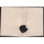 1819-40 Portós levél piros / red UJHELY - Jaszovia