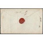 1850 Franco levél / cover PÁPA - Ács