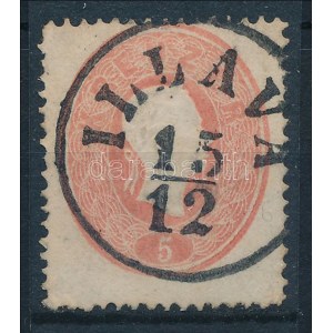 1861 5kr / Mi 20ILLAVA (Gudlin 150 pont)