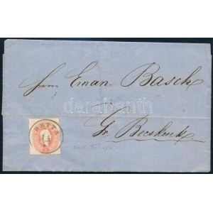 ~1861 5kr levélen / on cover DETTA