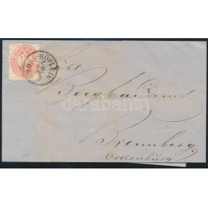 1867 5kr levélen / on cover GROSS-HÖFLEIN (Burgenland) - Oedenburg