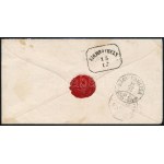 1867 5kr levélen / on cover ALCSUTH (Gudlin 300 pont) - Szombathely