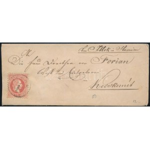 1867 5kr levélen / on cover ILLOK