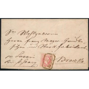 1868 5kr levélen / on cover SZENITZ (Gudlin 300 p)