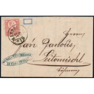 1871 Réznyomat 5kr levélen / on cover KIS-MARTON