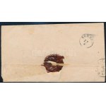 1873 5kr (hajtott) levélen / folded 5kr on cover OPATOVAC (Gudlin 400 p)