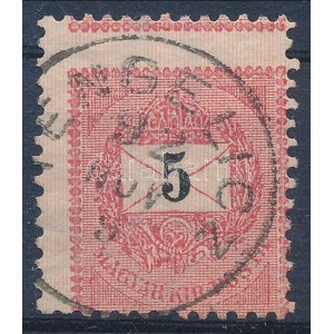 1889 5kr durva elfogazással / shifted perforation