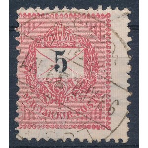 1889 5kr elfogazva / shifted perforation