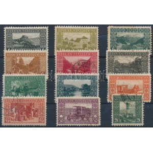 12 db bélyeg 9-es fogazással / 12 stamps with perforation 9