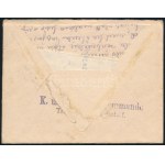 1915 Tábori posta levél / Field post cover K.u.k. Bahnhofkommando Trzebinia N.-Bahnhof