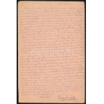 1915 Tábori posta levelezőlap / Field postcard K.u.k. Infanterie Reg. Nr.4. 7. Feldkomp. + FP 57...