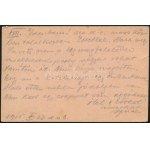 1915 Tábori posta levelezőlap / Field postcard Der Feldgendarmerie Stabsoffizier des 4. Armee-Etappenkommandos...