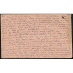 1915 Fliegerpost Przemysl cenzúrás tábori posta lap Kassára / Censored field postcard to Kassa