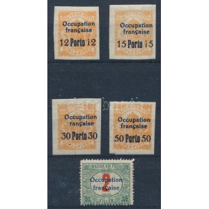 Arad 1919 5 klf bélyeg. Signed: Bodor