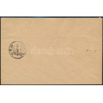 1920 Levél Nagyszebenről Vízaknára 12 db kolozsvári bélyeggel / Cover with 12 stamps. Signed...