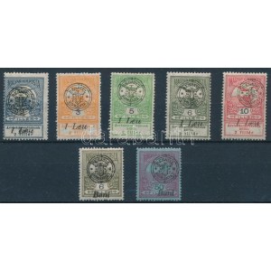 Nagyvárad 1919 7 klf bélyeg. Signed: Bodor