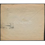 1933 Légiposta levél 46f bérmentesítéssel, alkalmi Jamboree bélyegzéssel ...