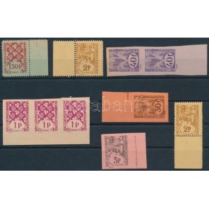 Nagyvárad II. 1945 10 db bélyeg / 10 stamps. Signed: Bodor