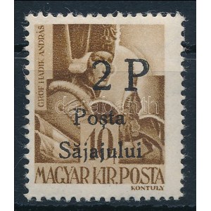 Zilah I. 1945 Hadvezérek 2P/10f Sajajului lemezhibával / plate variety. Certificate: Dragoteanu