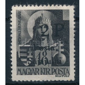 Zilah I. 1945 Hadvezérek 2P/18f Sajajului lemezhibával / plate variety. Certificate: Dragoteanu
