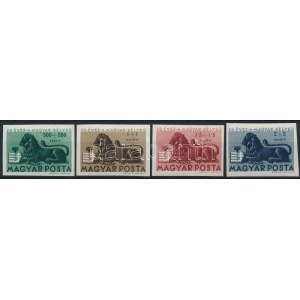 1946 Bélyegjubileum vágott sor (30.000) / Mi 893-896 imperforate set