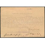 1946 (13. díjszabás) Levelezőlap 5 db bélyeggel / Postcard with 5 stamps