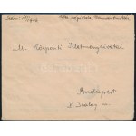 1946 Levél 16 db bélyeggel / Cover with 16 stamps franking DÁNSZENTMIKLÓS - Budapest