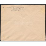 1946 Levél 3 db Cs.10-I. bélyeggel Ausztriába / Cover to Austria