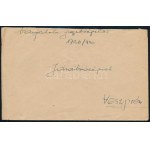1946 Távolsági levél hátoldali 50.000 aP + 6 x 5.000aP bérmentesítéssel, VÁRPALOTA - Veszprém / 6 x Mi 933 ...