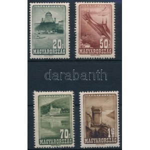1947 Repülő 4 klf érték hártyapapíron / 4 stamps on thin paper
