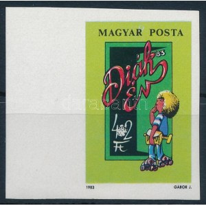 1983 Ifjúságért vágott ívszéli bélyeg / Mi 3598 imperforate margin stamp