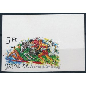 1989 Öttusa VB (III.) vágott ívsarki bélyeg / Mi 4040 imperforate corner stamp
