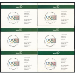 1995 Olympiafila 6 db bélyegfüzet / Mi 4347-4348, 6 stamp booklets
