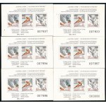 1995 Olympiafila 6 db bélyegfüzet / Mi 4347-4348, 6 stamp booklets