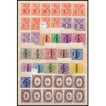 Ausztria portó bélyeg összeállítás az 1894-1949 közötti évek kiadásaiból 175 db bélyeggel...