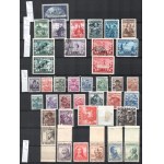 Ausztria gyűjtemény az 1922-1937 közötti időszakból többlet példányok, 2 db kétoldalas A4-es berakólapon (Mi EUR ~4.000...